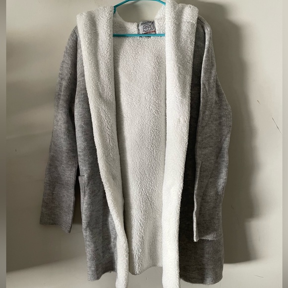 Women Snails and Cinnamon Extra Cozy Fleece Lined Cardigan Size XL - Picture 1 of 5